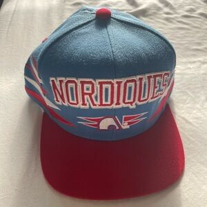 Mitchell & Ness Quebec Nordiques NHL Diamond Adjustable Snapback Cap Green UV